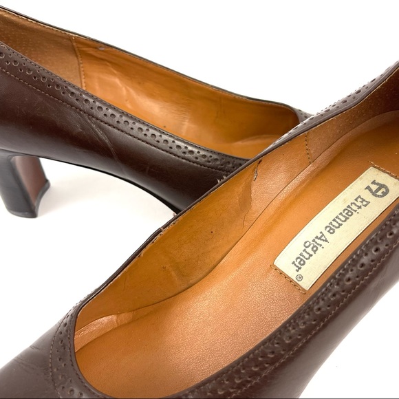 Etienne Aigner Shoes Vintage Etienne Aigner Raine Brown Leather